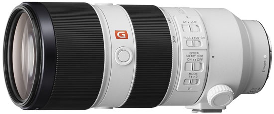 Sony 70-200mm f2.8 GM lens